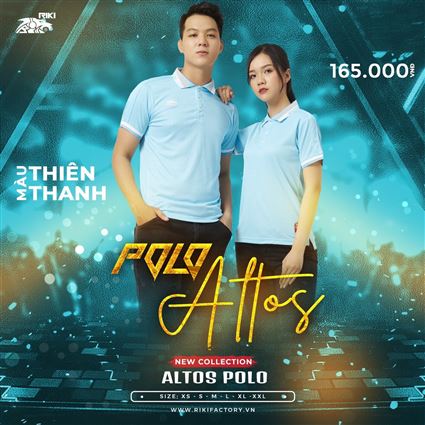 Áo Polo Riki Altos Thiên Thanh