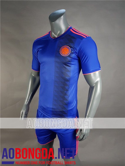 Áo Bóng Đá Colombia Xanh World Cup 2018-2019