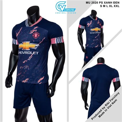 Áo Bóng Đá Manchester United 2020 ps xanh đen