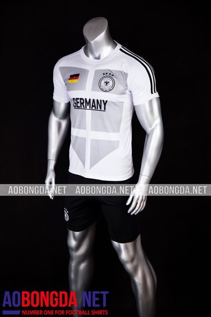 Áo Bóng Đá Đức trắng Fantasy 2020-2021