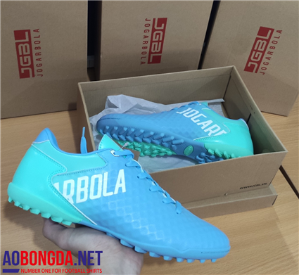 Giày bóng đá Jogarbola Colorlux 9019 xanh ngọc
