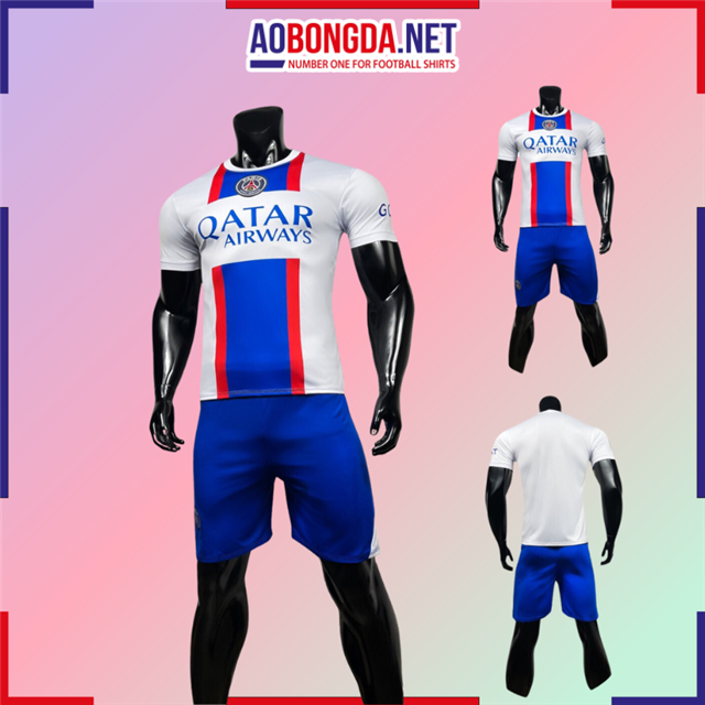 Áo Bóng Đá Câu Lạc Bộ PSG Trắng 2022-2023