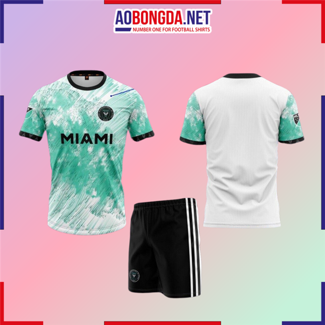Áo Bóng Đá Câu Lạc Bộ Inter Miami Xanh Ngọc 2022-2023