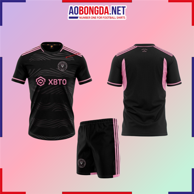 Áo Bóng Đá Câu Lạc Bộ Inter Miami Đen 2023-2024