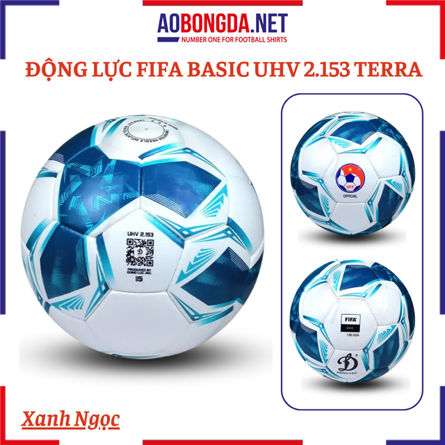 Bóng Động Lực FiFa Basic UHV 2.153 Terra Xanh Ngọc Size 5