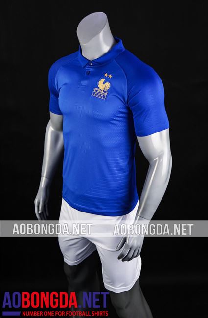 Áo Bóng Đá Pháp Xanh hai sao 2019-2020