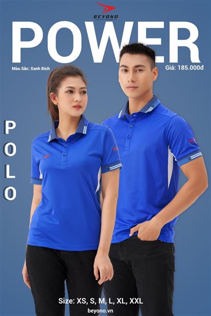 Áo Polo Beyono xanh dương