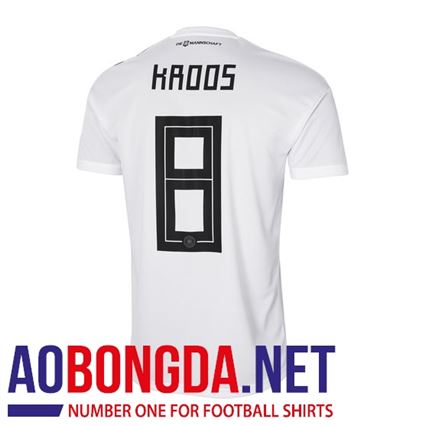 Font áo bóng đá Đức World Cup 2018