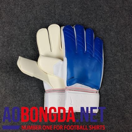 Găng thủ môn trắng xanh dương