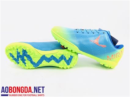 Giày bóng đá chính hãng Mira 007 xanh ngọc