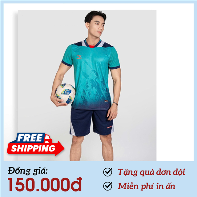 [Free In Tên, Số Sau Lưng + Freeship] Áo Bóng Đá Beyono Desi Xanh