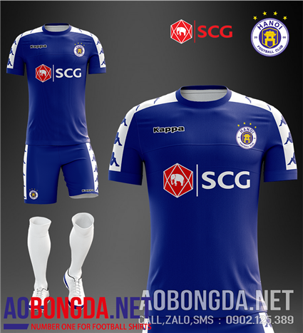 Áo Bóng Đá CLB Hà Nội FC xanh mùa giải 2019-2020