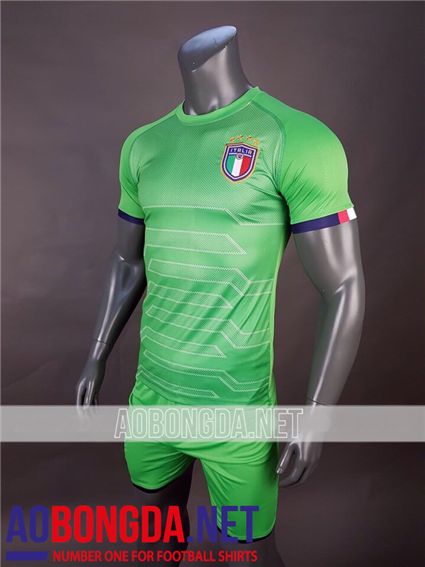 Áo Bóng Đá Italia Xanh Lá World Cup 2018-2019