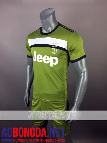 Áo Bóng Đá Juventus Xanh Rêu 2017-2018