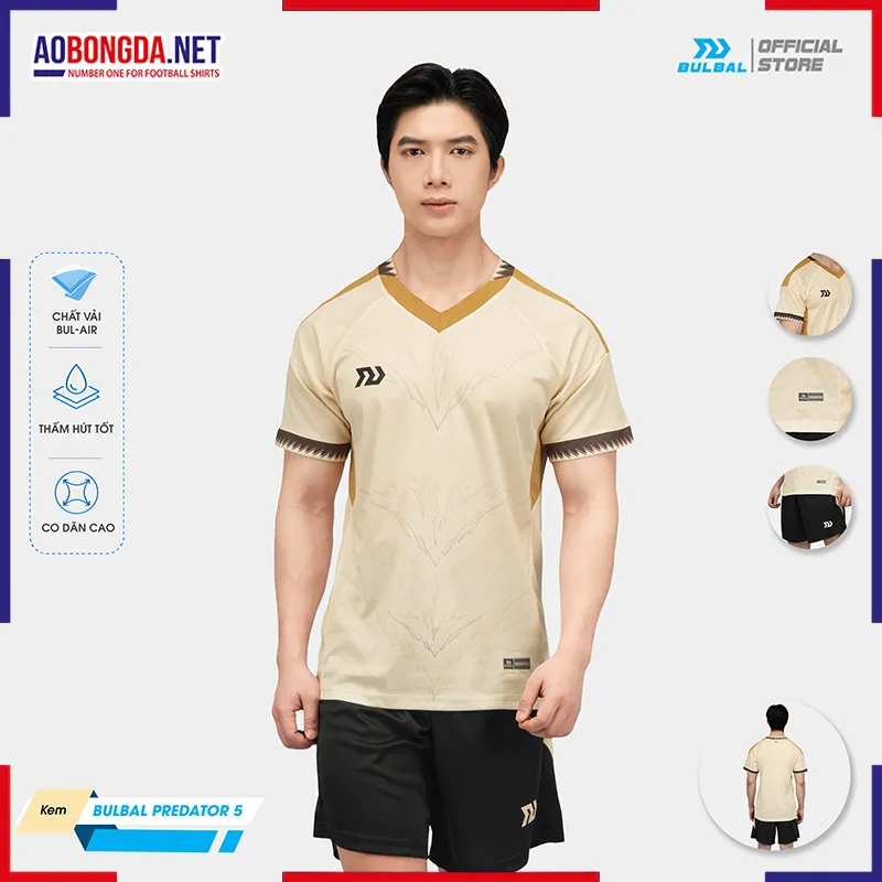  Áo Không Logo bulbal Predator 5 Kem