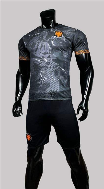 Áo Bóng Đá Đội Tuyển Hà Lan Đen world cup sân khách 2022-2023