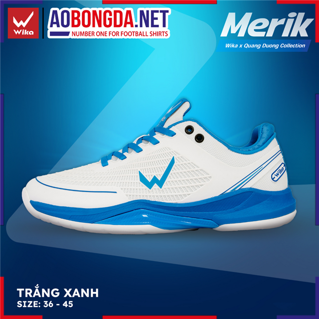 Giày Thể Thao Wika Merik Trắng Xanh