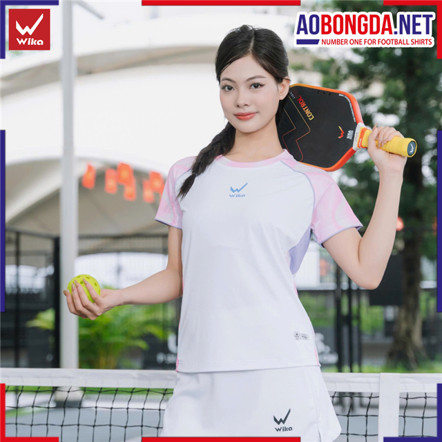 Áo Thể Thao Wika Glimor Nữ Trắng