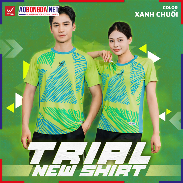  Áo Thể Thao Wika Trial Nữ Xanh Chuối