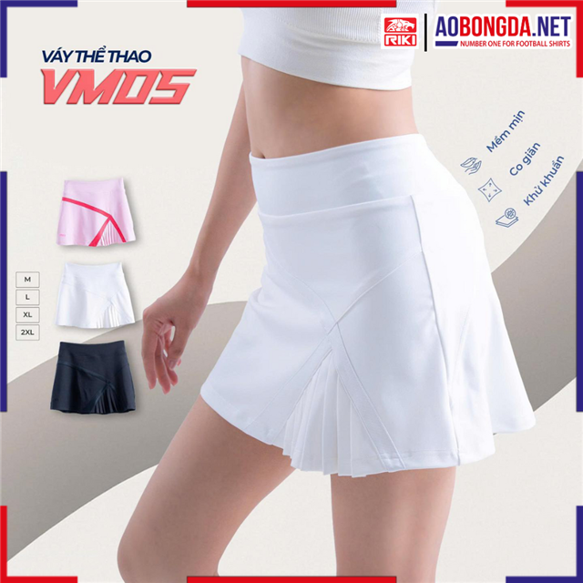 Váy Thể Thao Riki VM05 Nữ Trắng