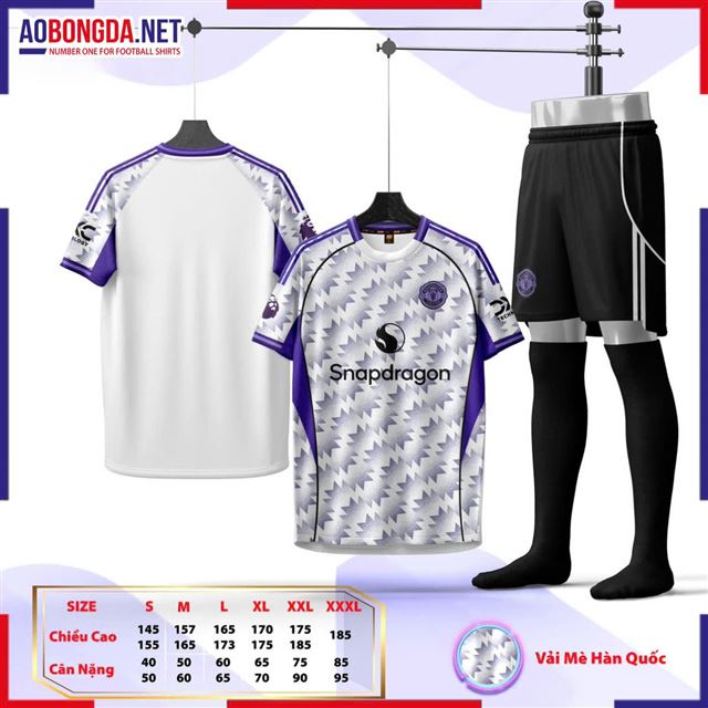 Áo Bóng Đá Câu Lạc Bộ Manchester United Trắng 2025-2026