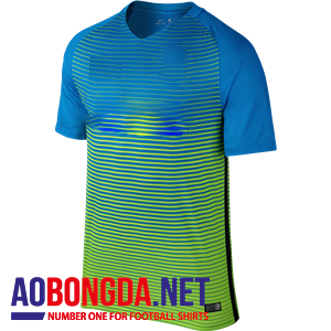 Mẫu áo bóng đá không logo inter xanh