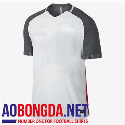 Mẫu áo trắng bản PSG trắng k logo