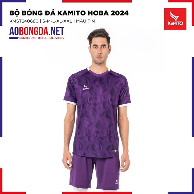 Áo Bóng Đá không Logo Kamito Hoba Tím