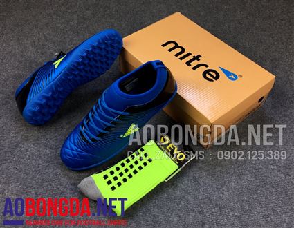 Giầy Bóng Đá Mitre 161110 xanh dương đen