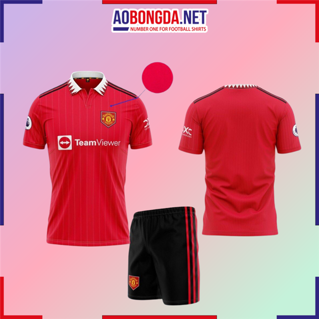 Áo Bóng Đá Câu Lạc Bộ Manchester United Đỏ 2022-2023