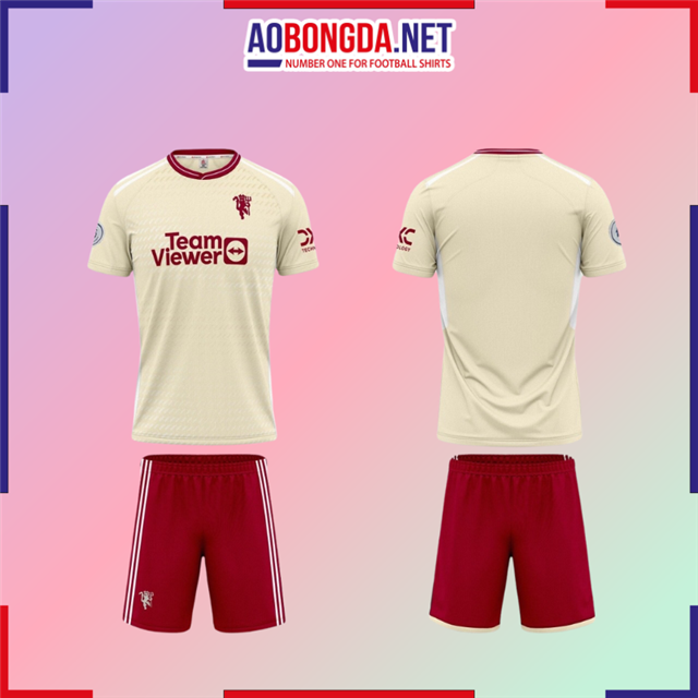 Áo Bóng Đá Câu Lạc Bộ Manchester United Kem 2023-2024