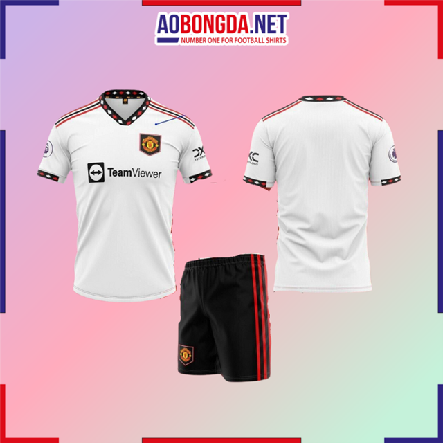 Áo Bóng Đá Câu Lạc Bộ Manchester United Trắng 2023-2024 Mẫu 2