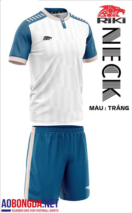 Áo Không logo Neck trắng