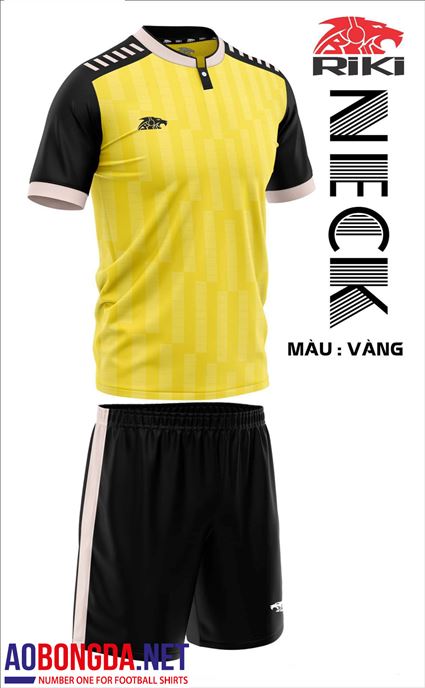 Áo Không logo Neck vàng