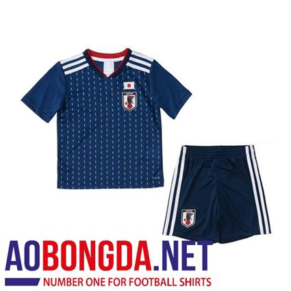 Áo bóng đá trẻ em đội tuyển Nhật tím than World Cup 2018