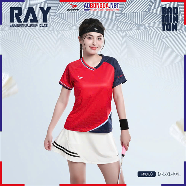 Áo Cầu Lông Beyono Ray CL13 Nữ Đỏ