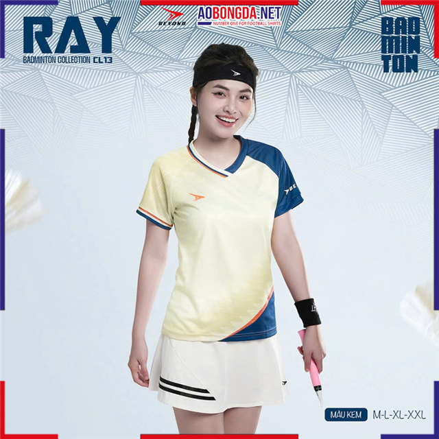 Áo Cầu Lông Beyono Ray CL13 Nữ Kem