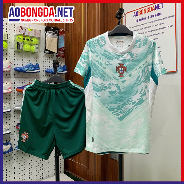 Áo Bóng Đá Đội Tuyển Bồ Đào Nha Trắng Ngọc 2026-2027