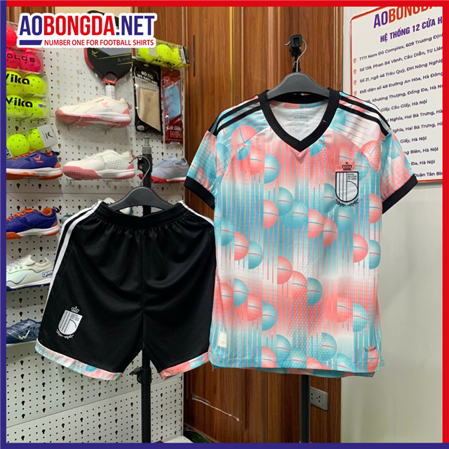 Áo Bóng Đá Đội Tuyển Bỉ Xanh Ngọc World Cup 2026-27