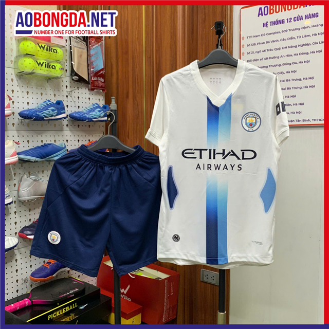 Áo Bóng Đá Câu Lạc Bộ Manchester City Trắng 2026-2027