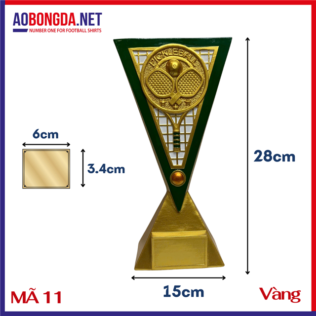 Kỷ Niệm Chương Pickleball Mã 11 Vàng