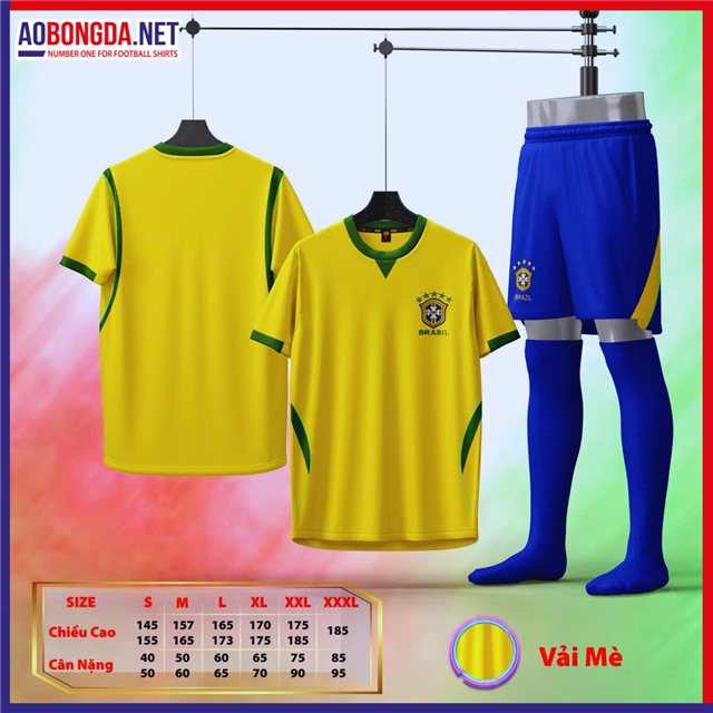 Áo Bóng Đá Đội Tuyển Brazil Vàng 2026-27
