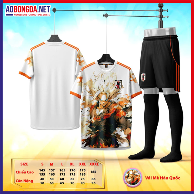 Áo Bóng Đá Đội Tuyển Nhật Goku 2026-27