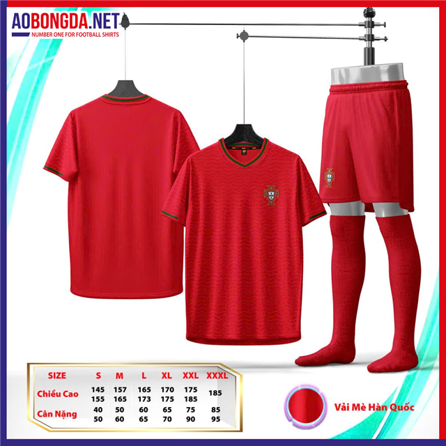 Áo Bóng Đá Đội Tuyển Bồ Đào Nha Đỏ 2026–2027