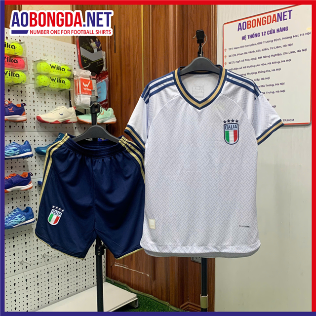 Áo Bóng Đá Đội Tuyển Ý Trắng 2026-27