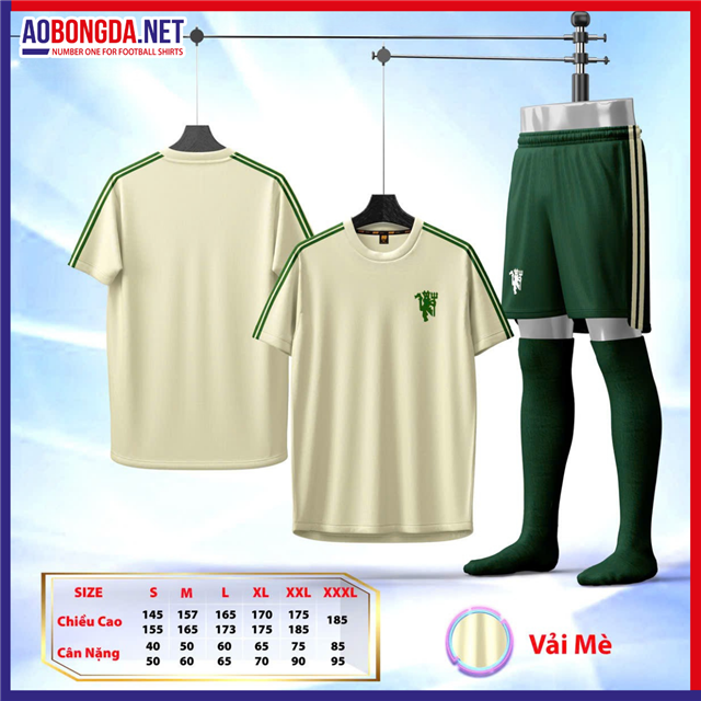 Áo Bóng Đá Câu Lạc Bộ Manchester United Kem 2026-2027