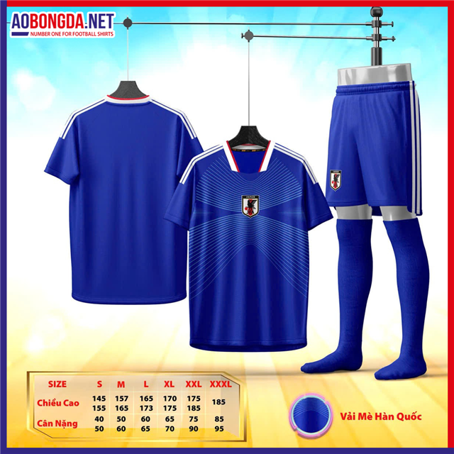 Áo Bóng Đá Đội Tuyển Nhật Xanh Dương 2026-27