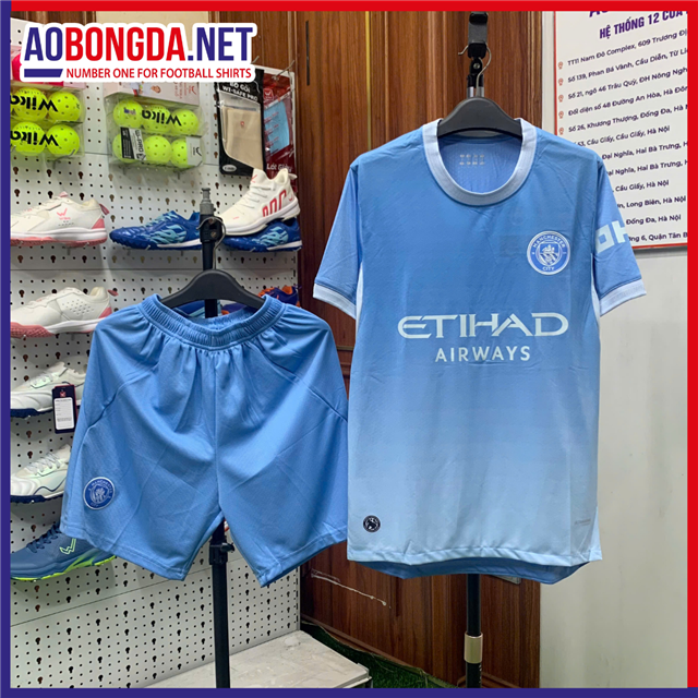 Áo Bóng Đá Câu Lạc Bộ Manchester City Xanh Ngọc 2026-2027