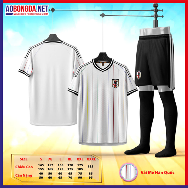 Áo Bóng Đá Đội Tuyển Nhật Trắng 2026-27