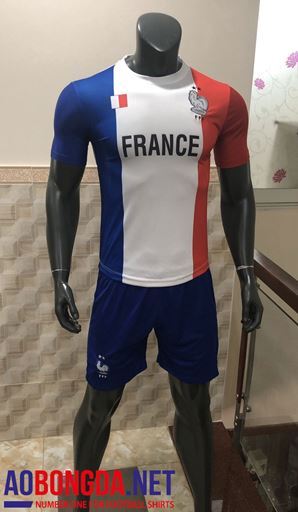 Áo Bóng Đá Đội Tuyển Pháp France ngực